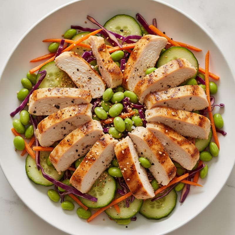 Edamame Crunch Salad with Toasted Sesame