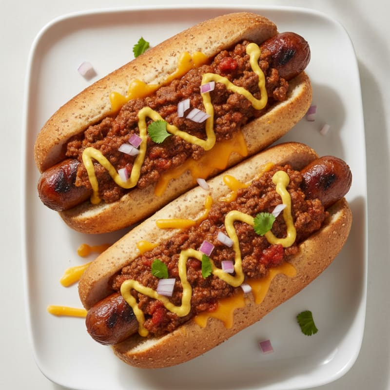 Classic Chili Cheese Hot Dogs