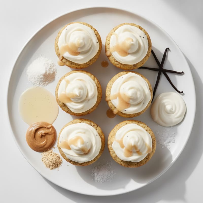 Classic Vanilla Bean Protein Cupcakes