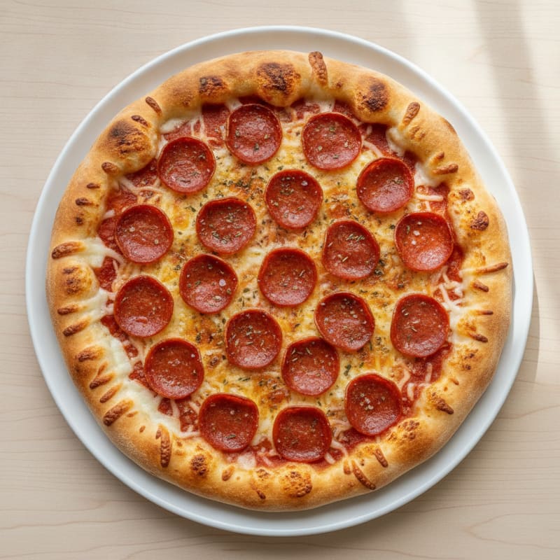 Stuffed Crust Pepperoni Pizza