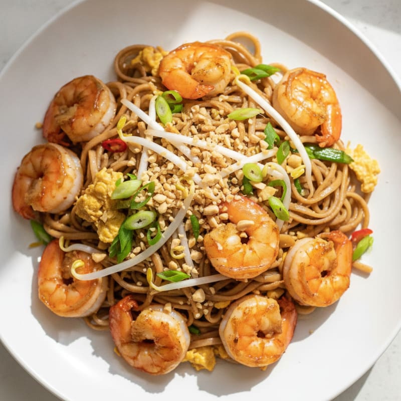 Shrimp Pad Thai Noodles