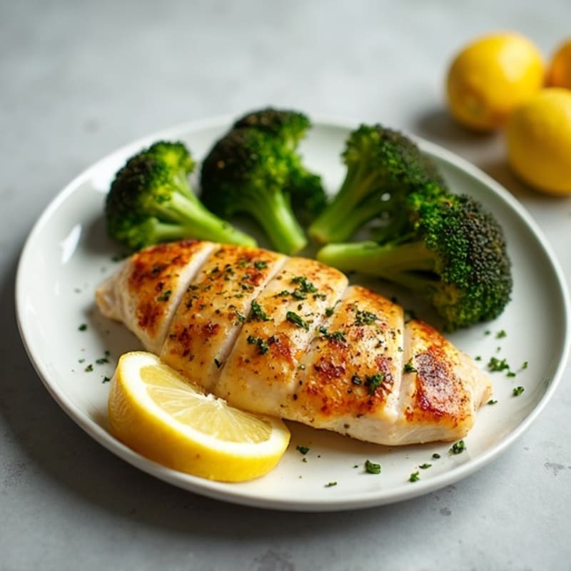 Sheet Pan Lemon Herb Chicken and Crispy Roasted Broccoli