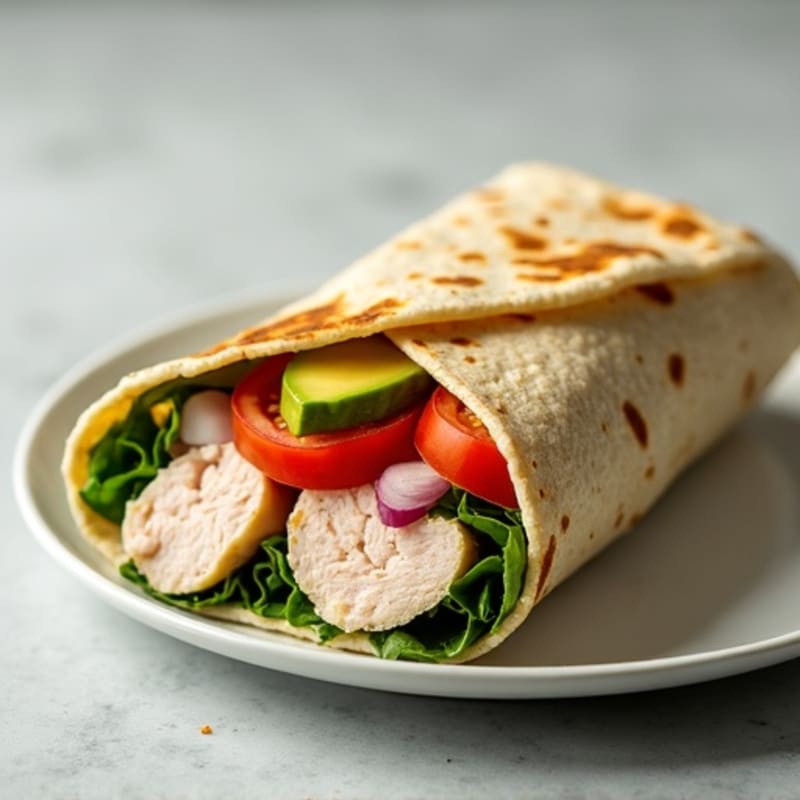 Fresh Turkey Avocado Wrap