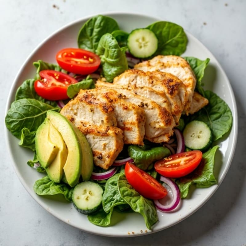 Creamy Avocado and Crisp Vegetable Salad