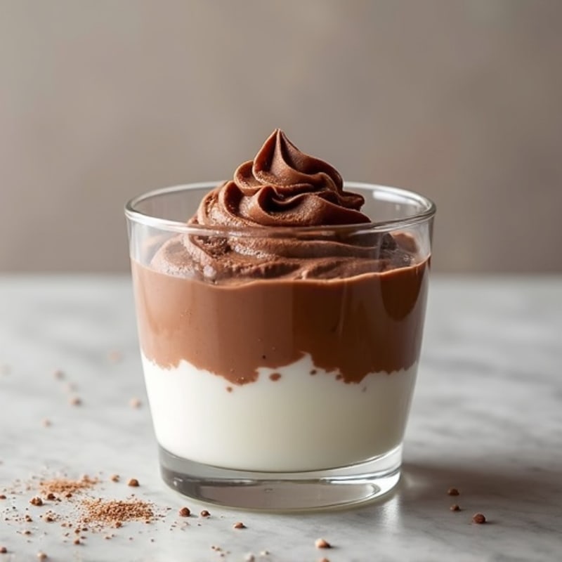 Silky Chocolate Protein Pudding with Greek Yogurt