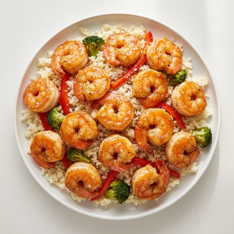 Crispy Honey-Garlic Shrimp Stir-Fry