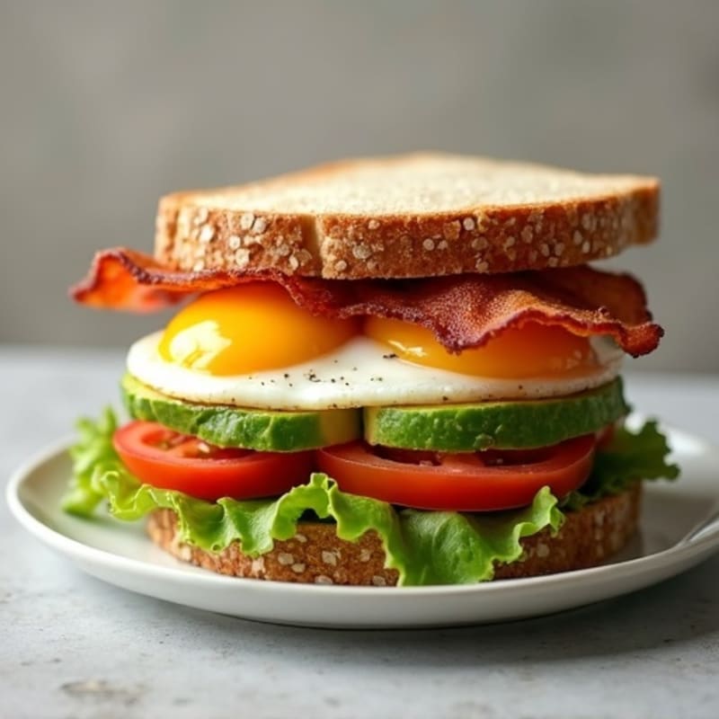 Fresh Avocado BLT Sandwich