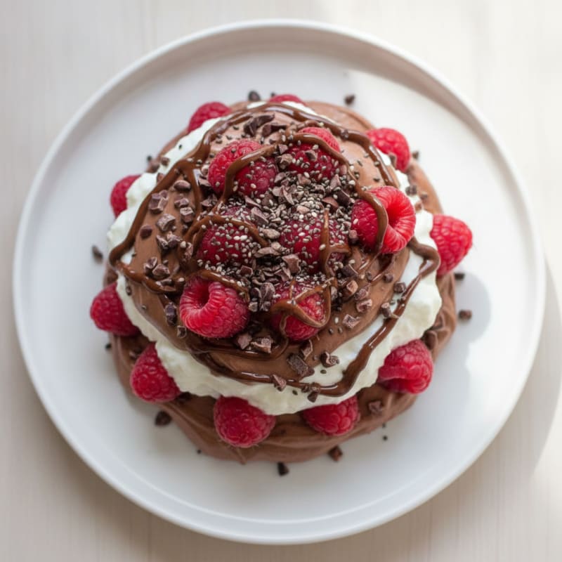 Silky Chocolate Protein Greek Yogurt Parfait