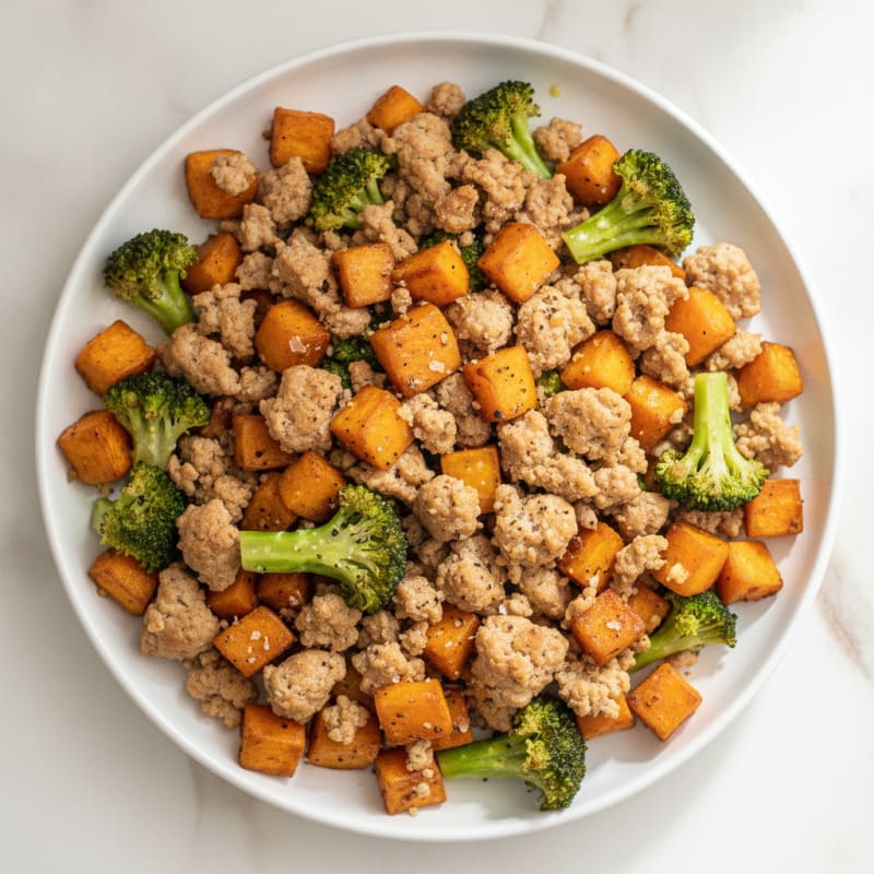 Ground Turkey Sweet Potato Skillet