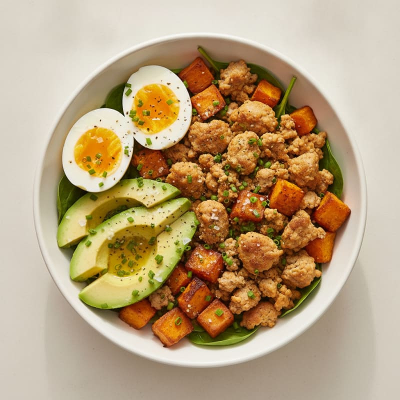 Savory Egg and Herb Breakfast Bowl