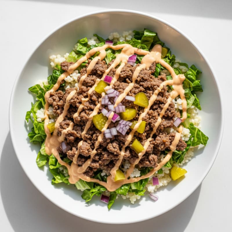 Big Mac Inspired Protein Power Bowl