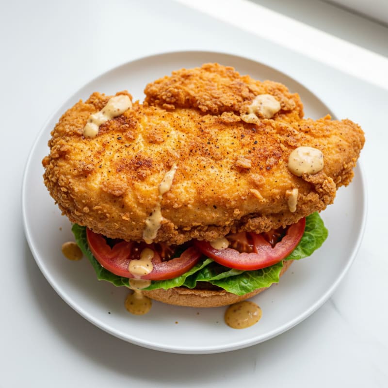 Crispy Buttermilk Fried Chicken Sandwich