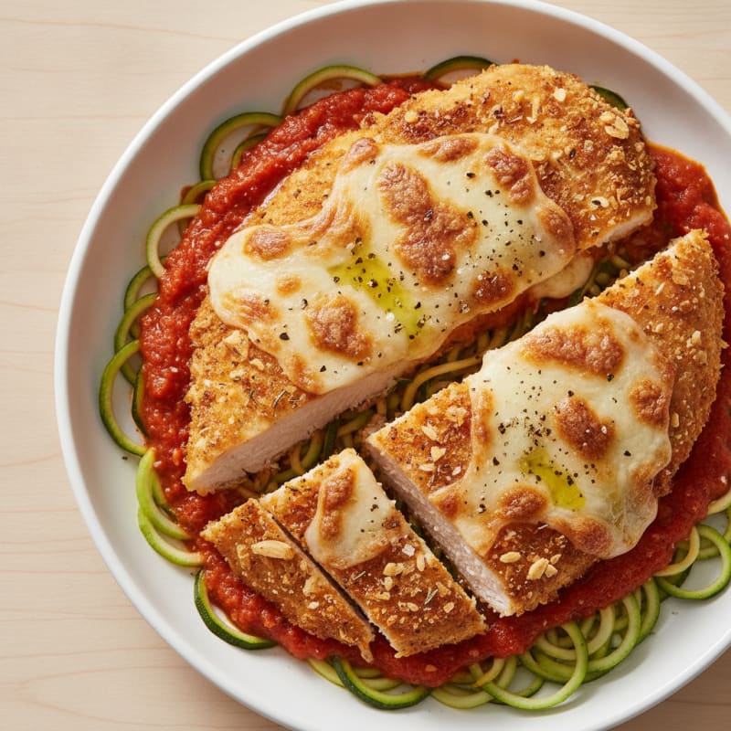 Baked Chicken Parmesan with Marinara
