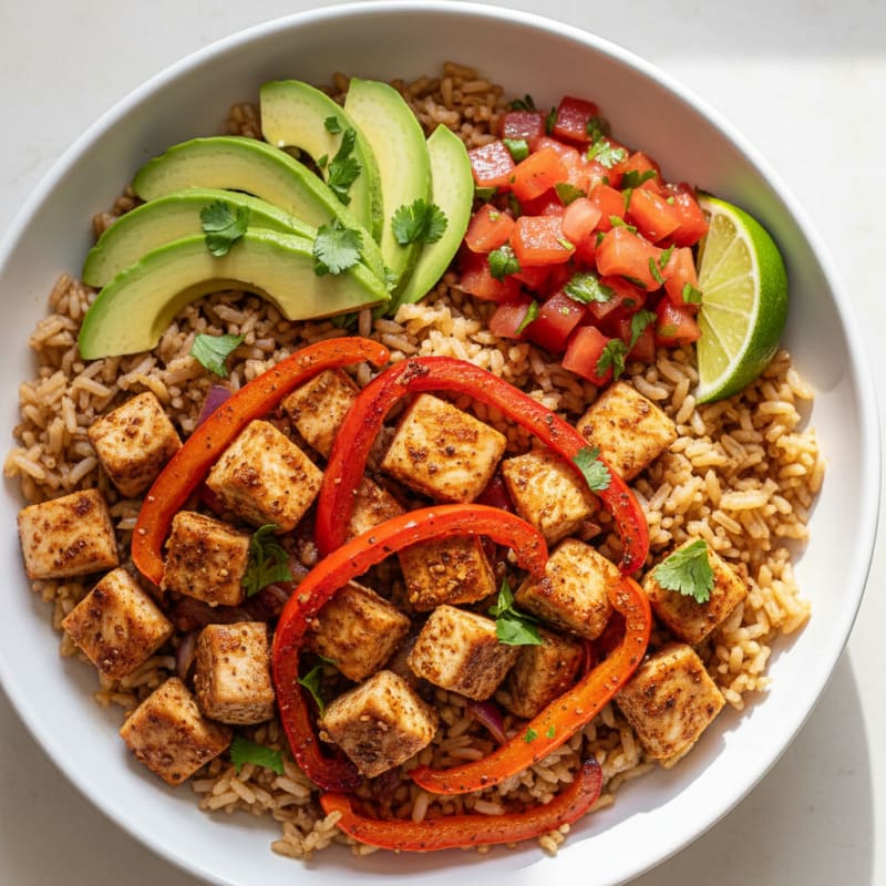 Chicken Taco Rice Bowl