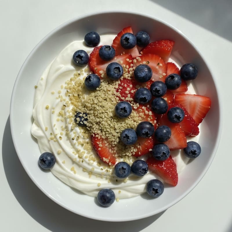 Creamy Greek Yogurt Protein Bowl with Berries