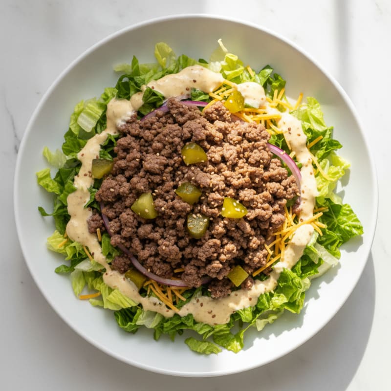 Big Mac Protein Bowl