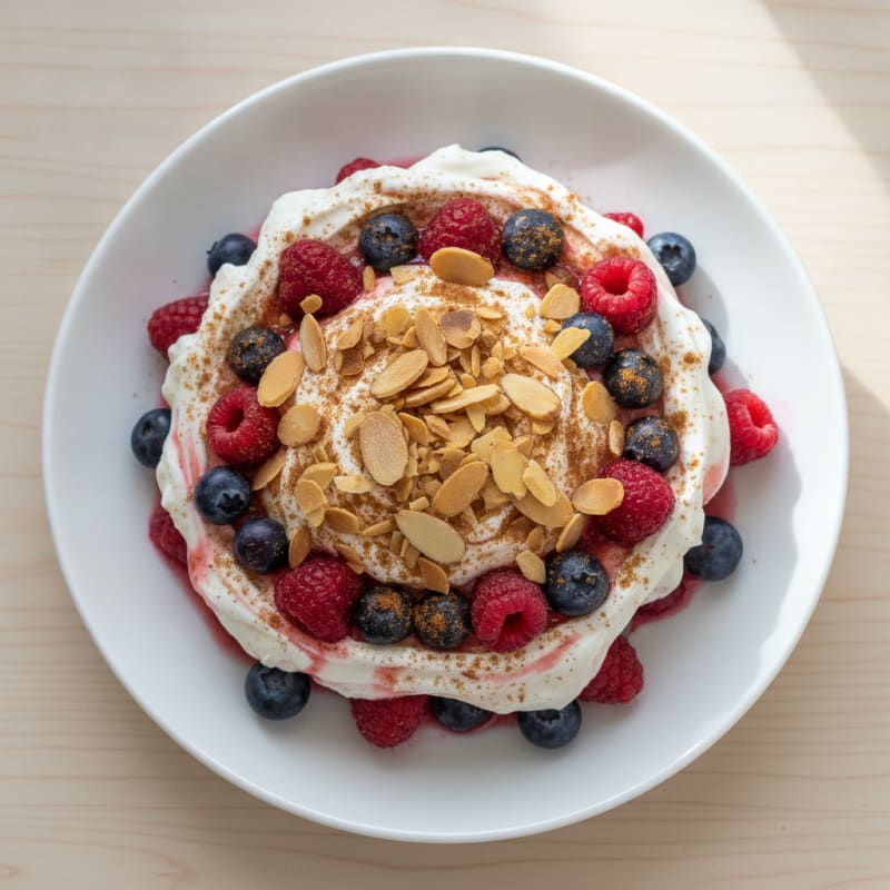 Creamy Greek Yogurt Protein Parfait with Berries