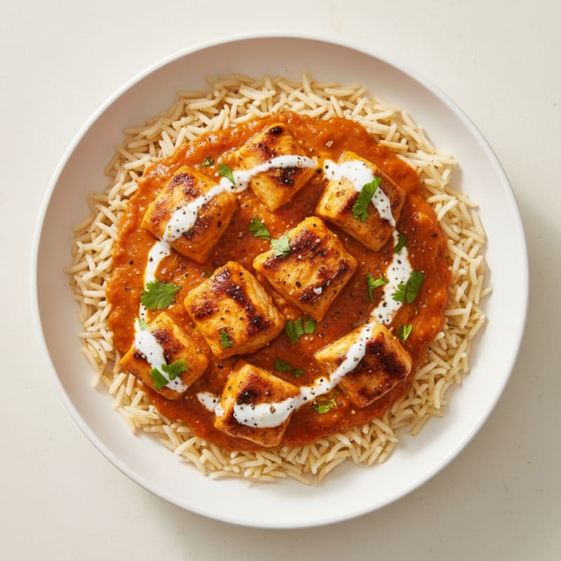 Spiced Butter Chicken with Basmati Rice