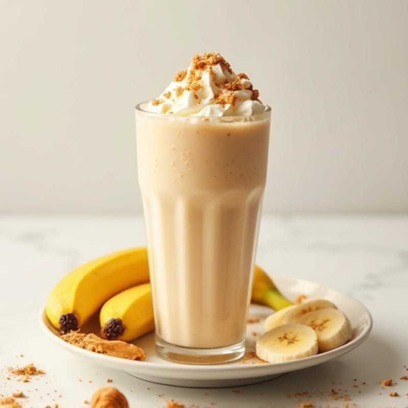 Protein Shake with Peanut Butter and Banana