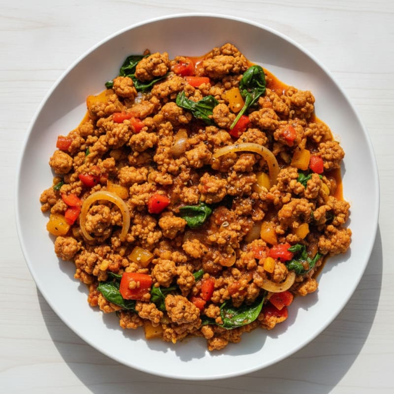 Savory Ground Turkey Skillet