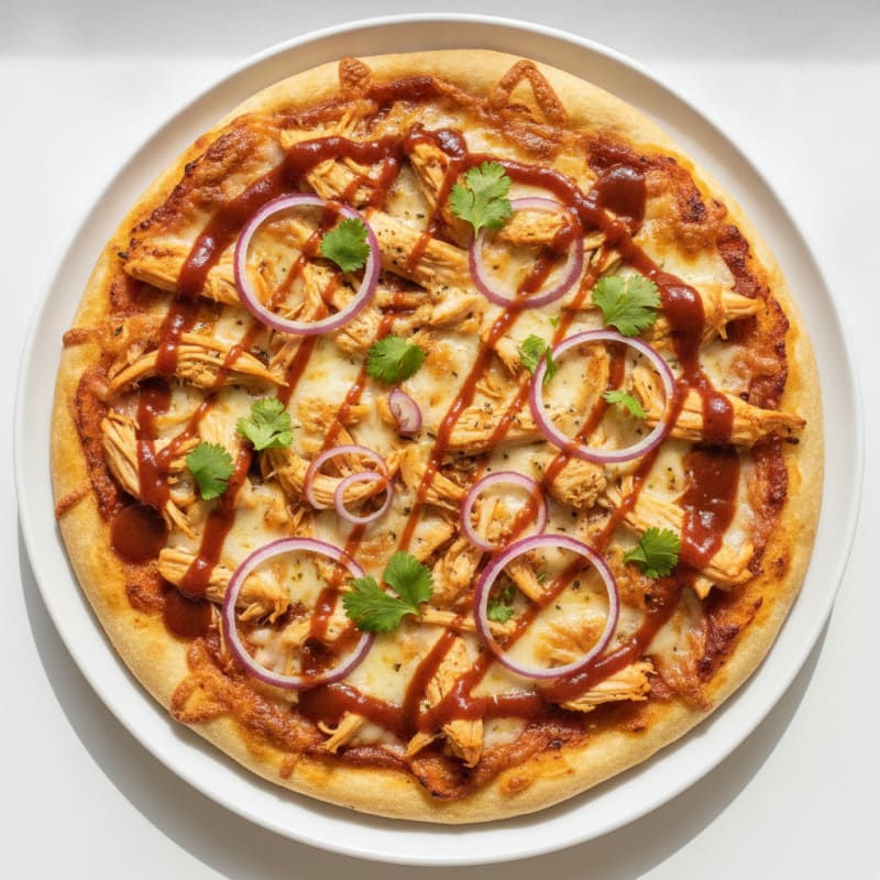High-Protein BBQ Chicken Pizza