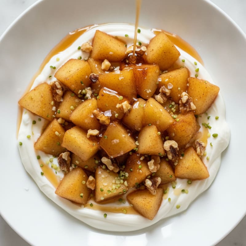 Warm Spiced Greek Yogurt Bowl