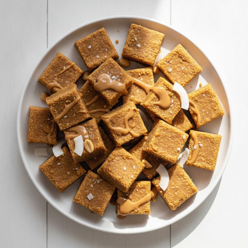 Peanut Butter Protein Fudge Bites