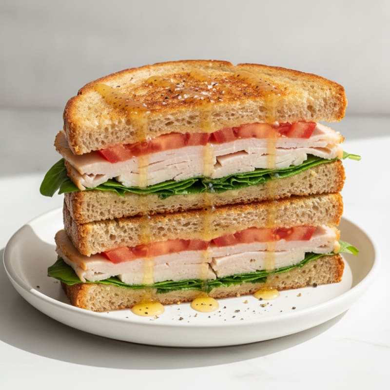 Triple-Decker Grilled Cheese Sandwich