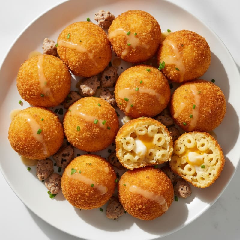 Deep-Fried Mac & Cheese Balls