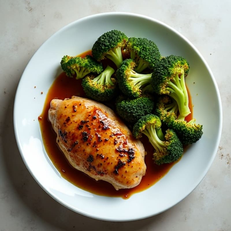 Sheet Pan Balsamic Chicken with Roasted Broccoli