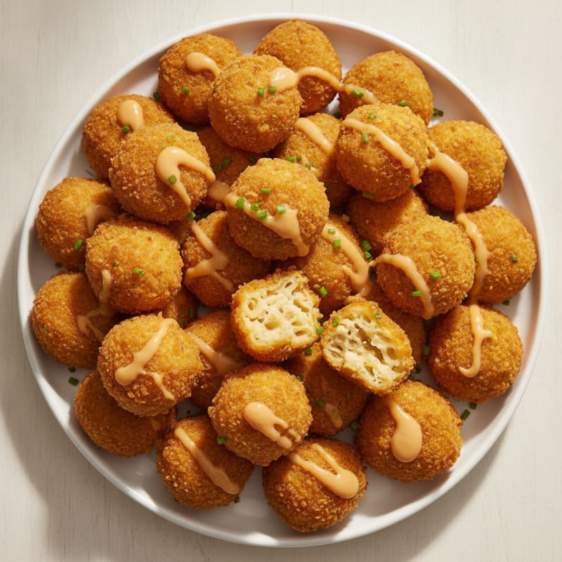 Golden Mac & Cheese Bites