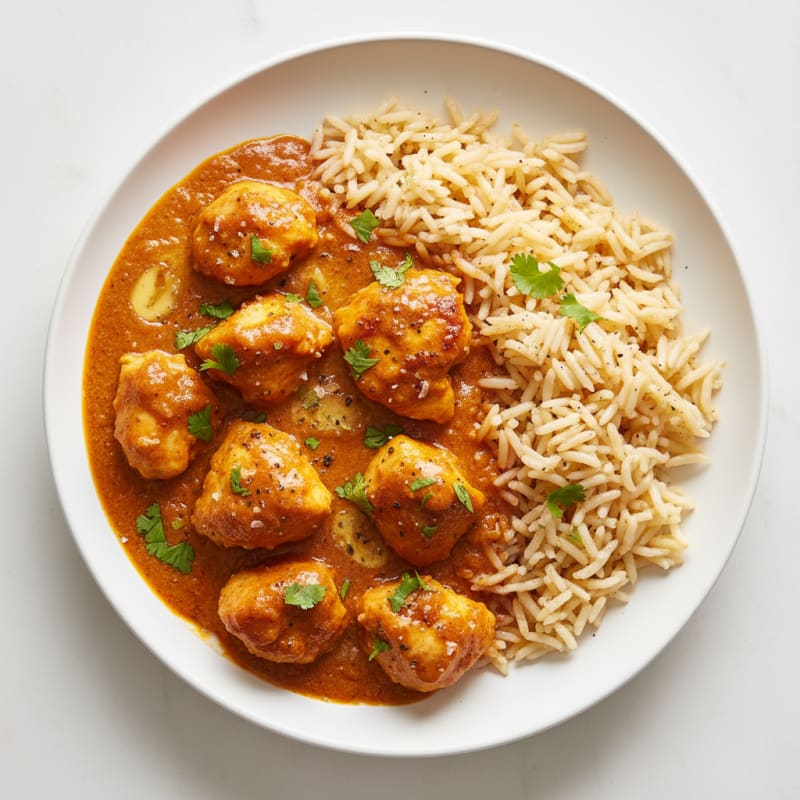 Spiced Butter Chicken with Basmati Rice