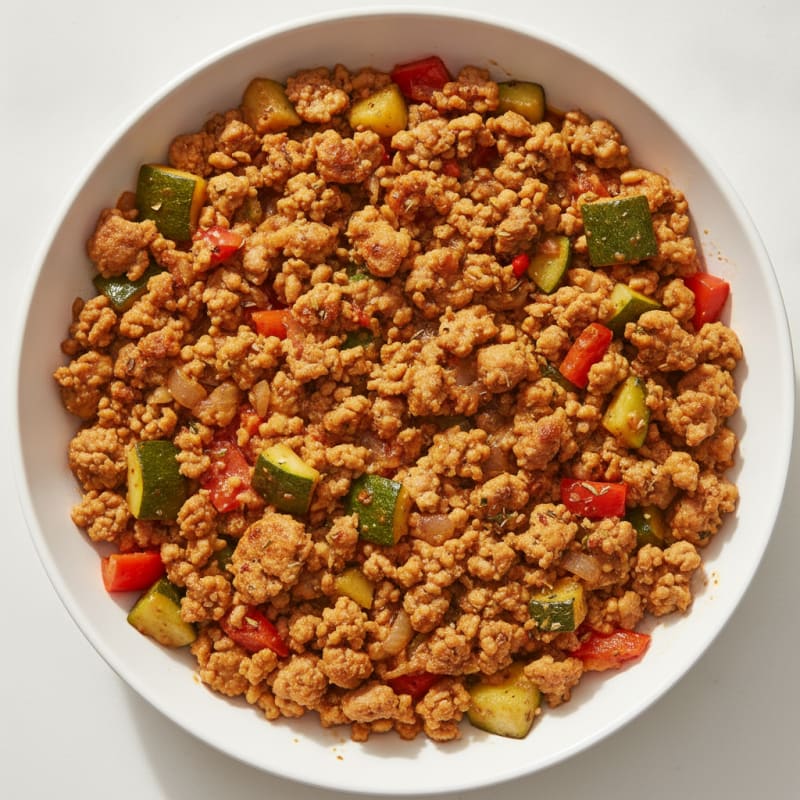 Savory Ground Turkey Skillet