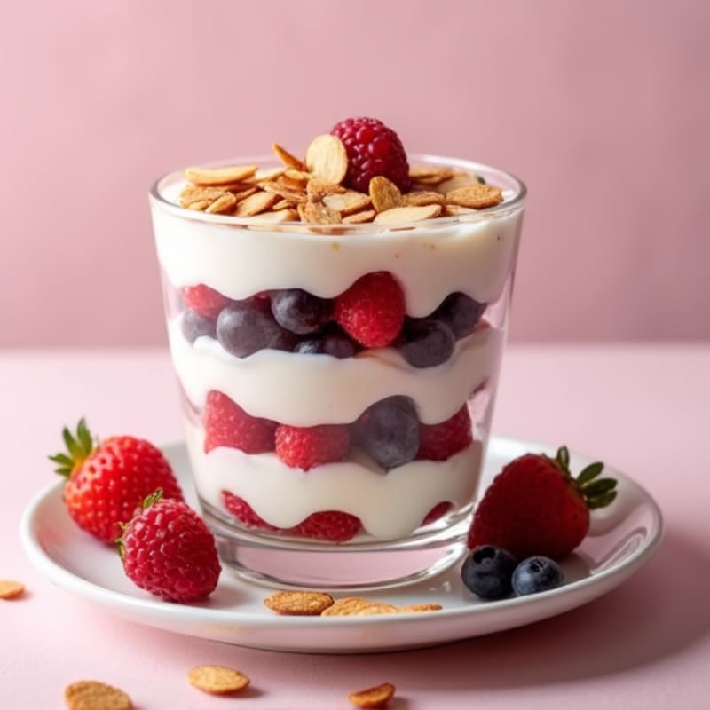 Cottage Cheese and Berry Protein Parfait