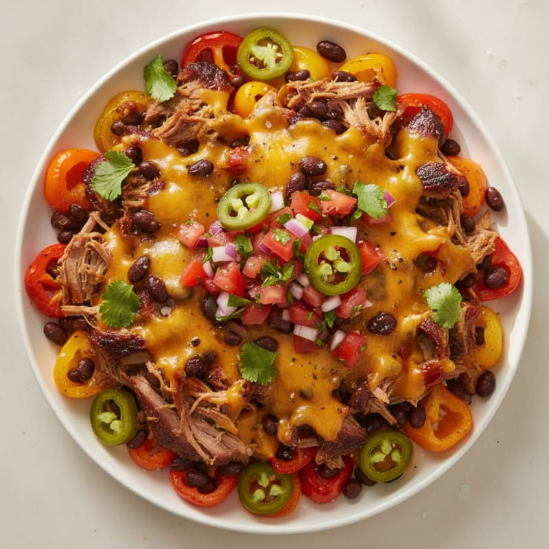 Smoked Pulled Pork Nachos