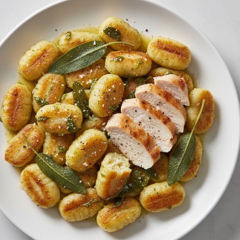 Ricotta Gnocchi with Sage Butter Sauce