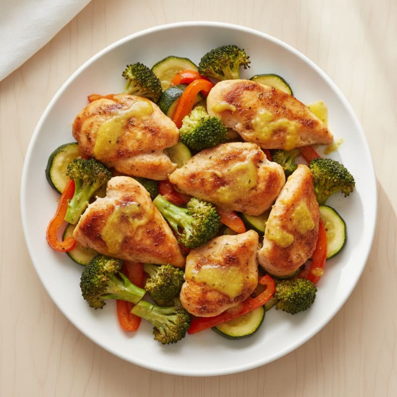 Sheet Pan Lemon Herb Chicken and Veggies