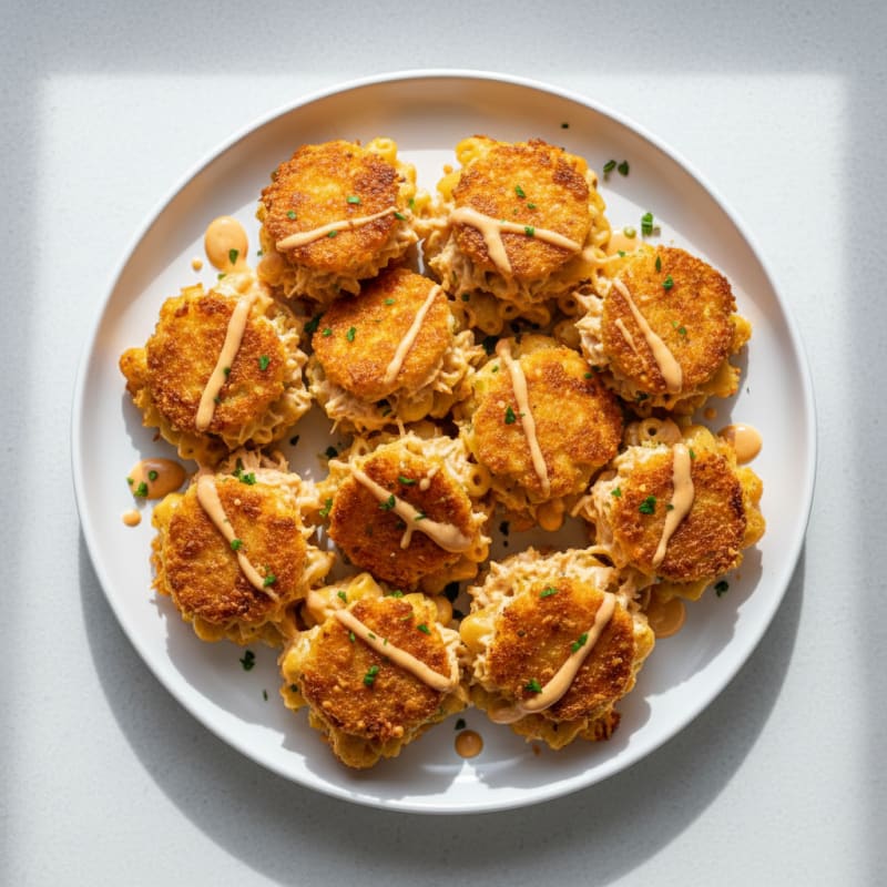 Crispy Golden Mac and Cheese Bites