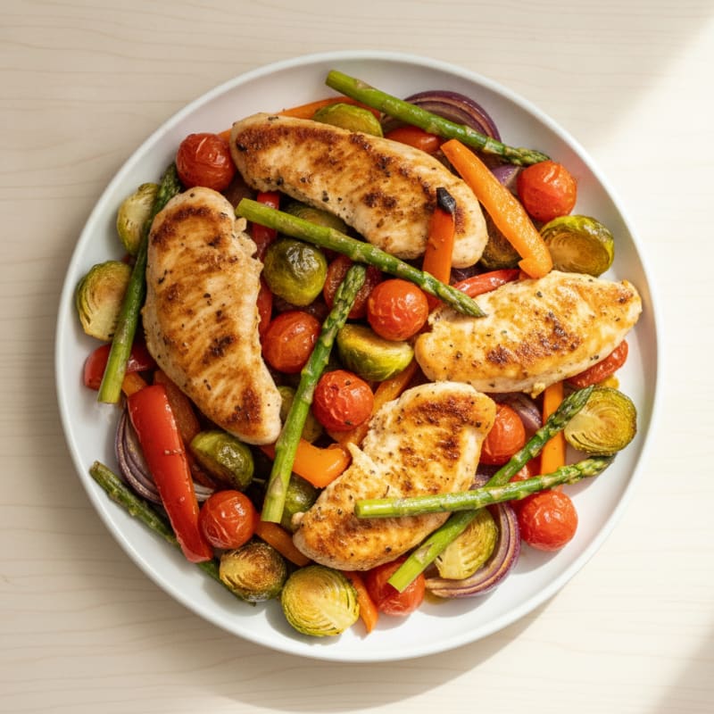 Sheet Pan Chicken and Roasted Vegetables