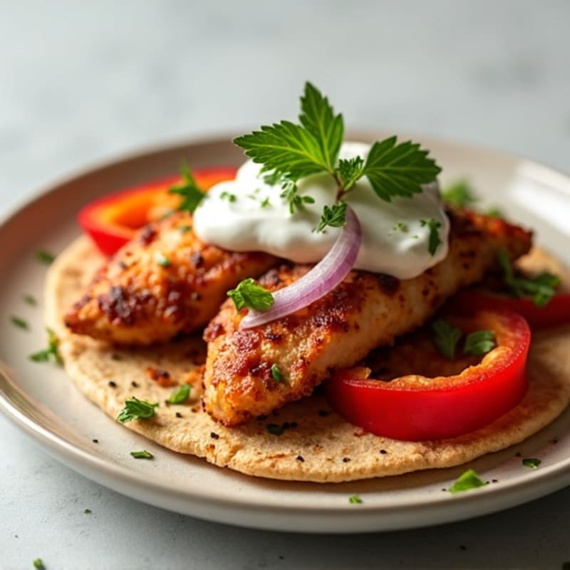 Crispy BBQ Ranch Chicken Flatbread