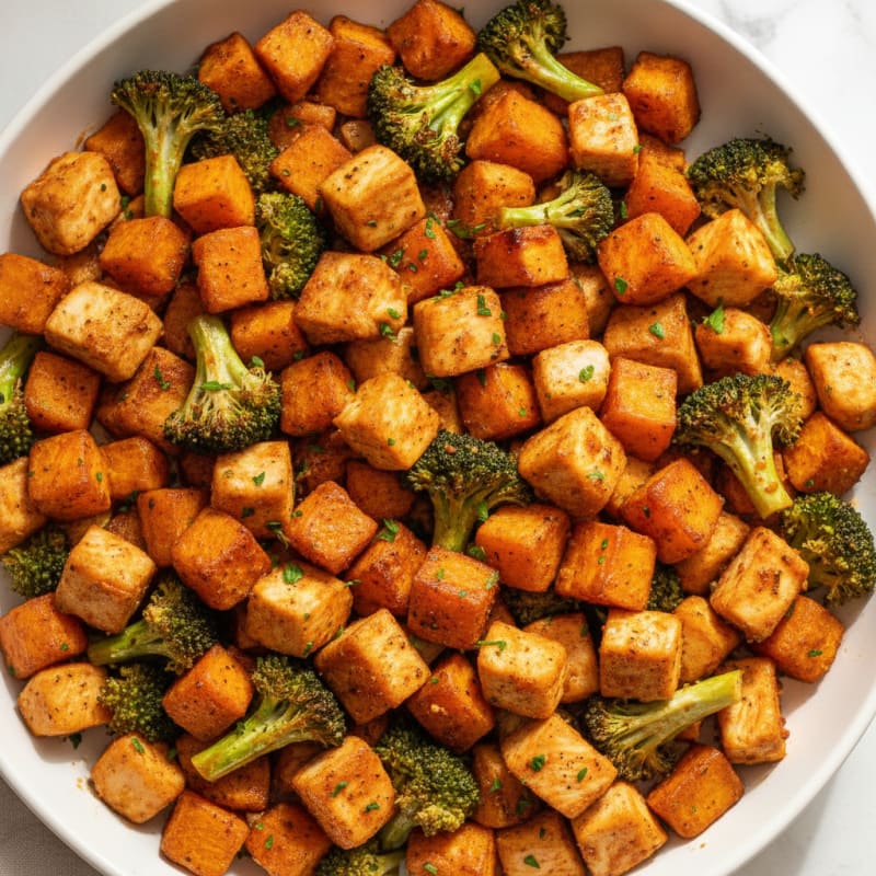 Baked Chicken and Sweet Potato Medley