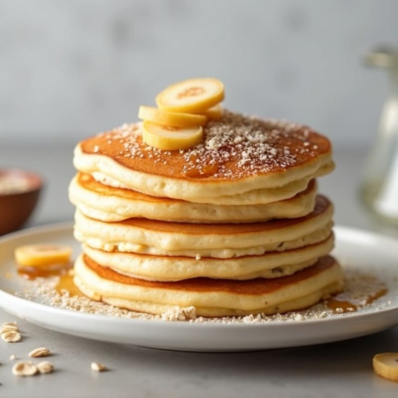 High Protein Vanilla Pancakes