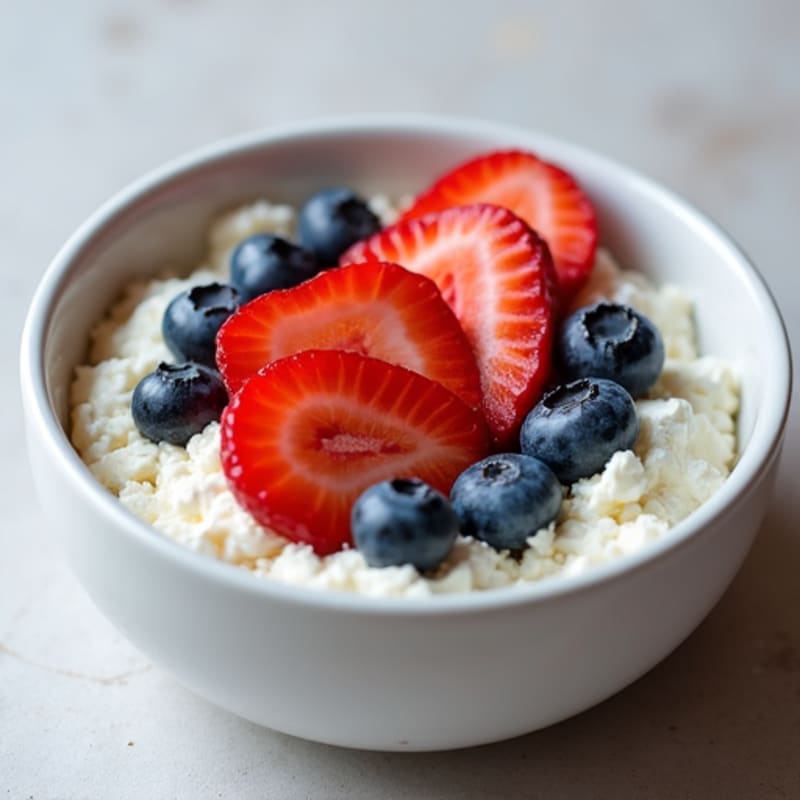 Cottage Cheese and Berry Protein Bowl