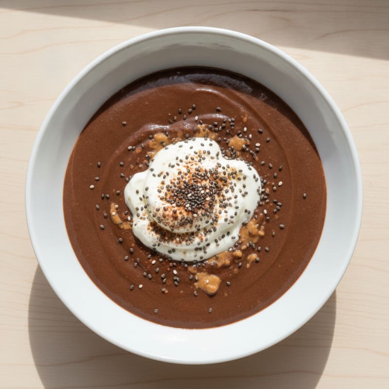 Silky Chocolate Protein Pudding