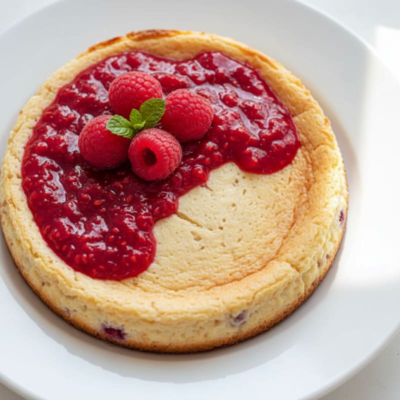 Silky Greek Yogurt Protein Cheesecake