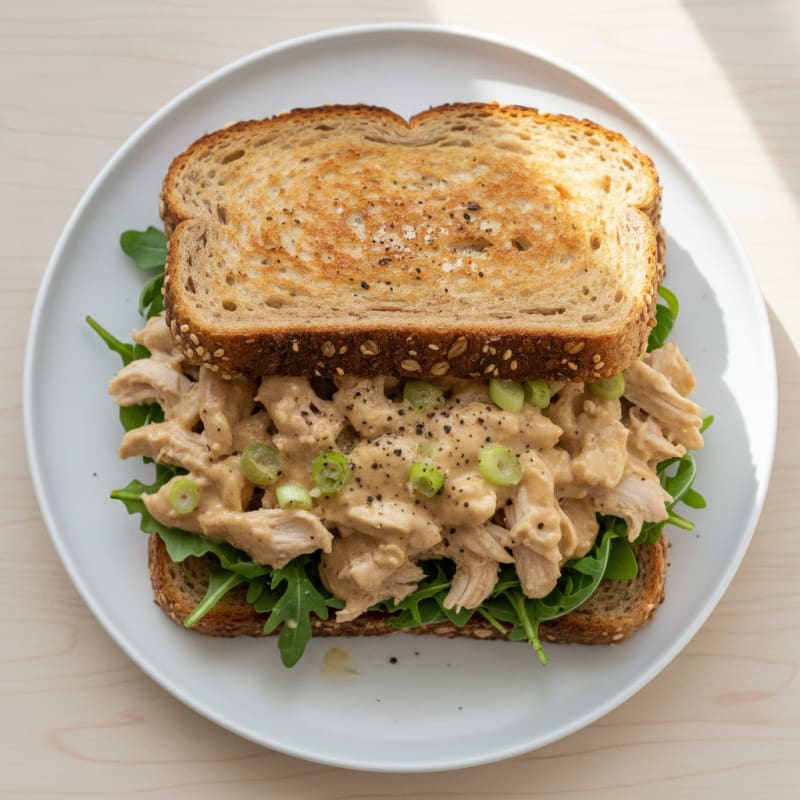 Chicken Cashew Breakfast Sandwich