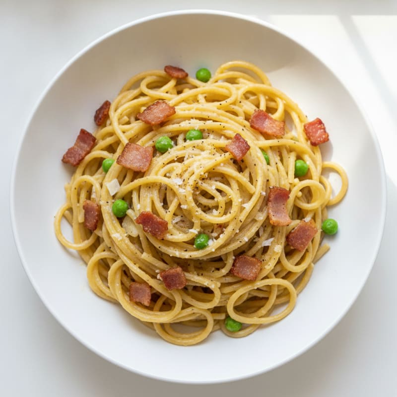 Classic Carbonara with Pancetta and Egg
