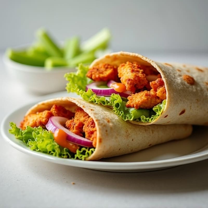 Crispy Buffalo Ranch Chicken Wrap