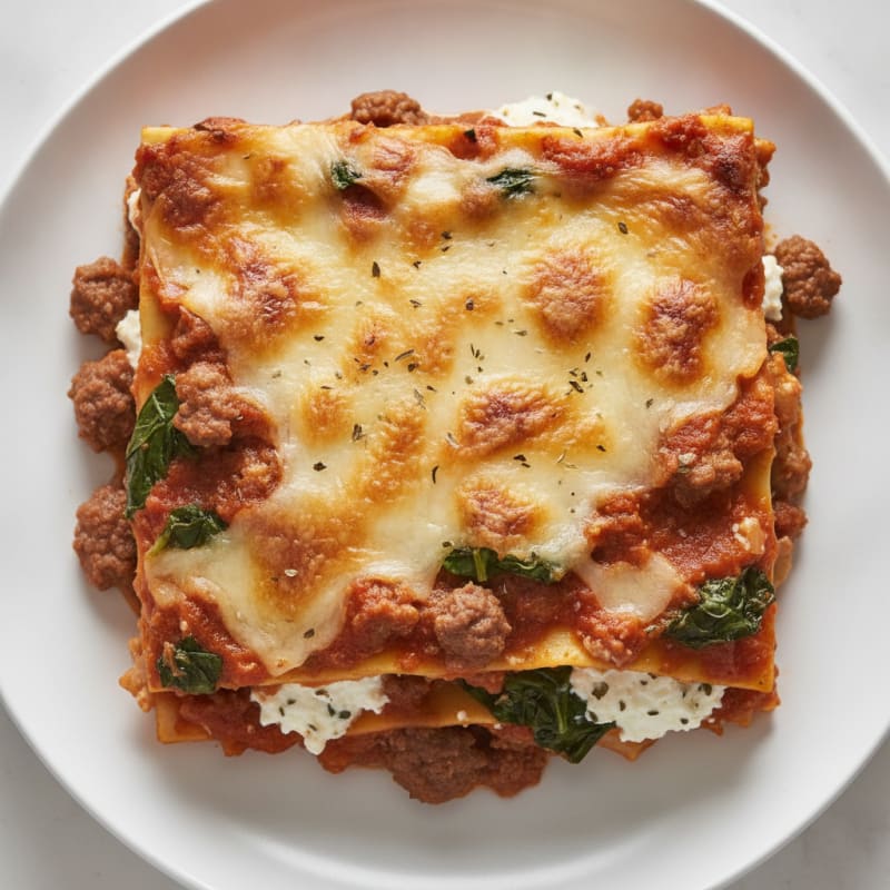 Classic Beef and Ricotta Lasagna Bake