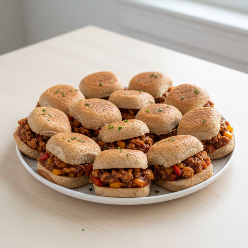 Sweet and Smoky Sloppy Joe Sliders